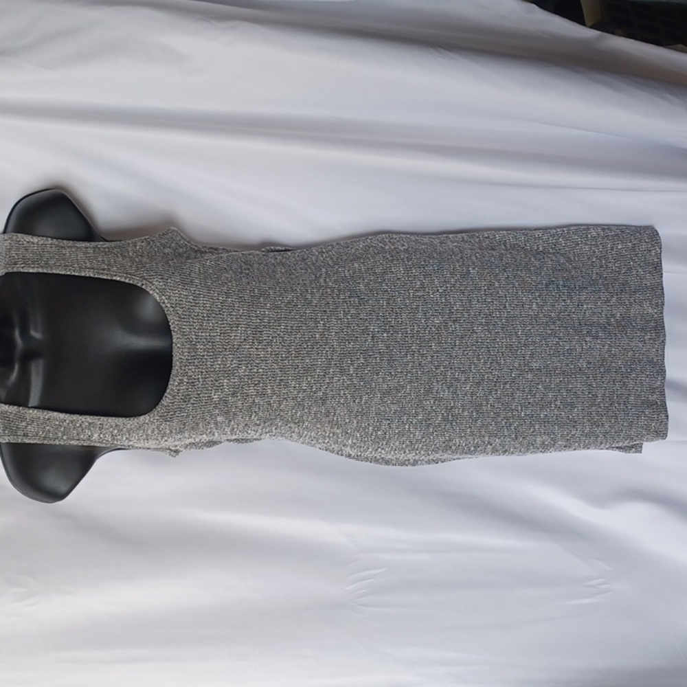 Yoyo 5 | Textured Knit Scoop Neck Bodycon Dress  Large